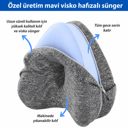 Vofny™ – Yan Yatanlar İçin Diz Arası Visco Yastık